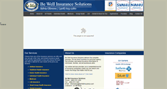 Desktop Screenshot of bewellinsurance.com