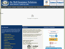 Tablet Screenshot of bewellinsurance.com